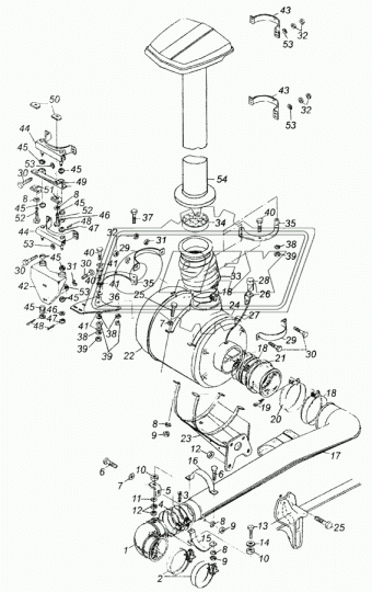 54326-1109090 Кронштейн МАЗ